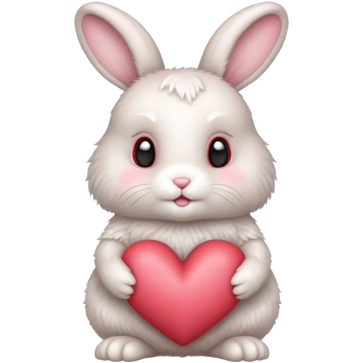 bunny in a heart emoji