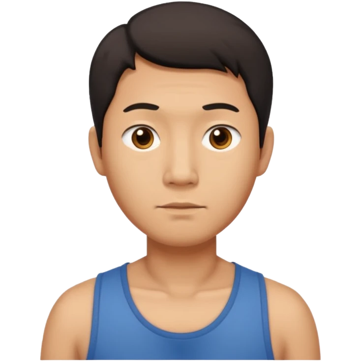 asian skinny fat man emoji