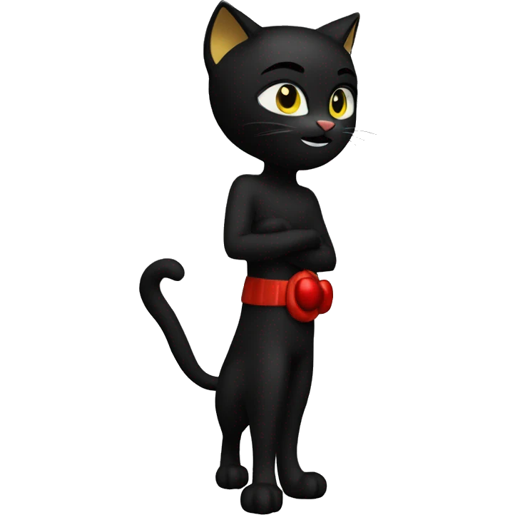 Cat noir Noël emoji