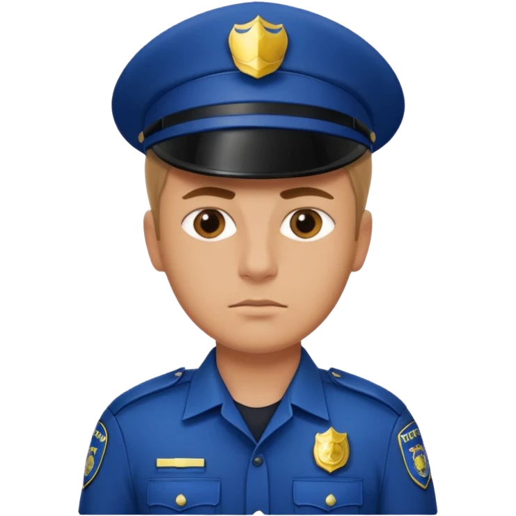 policia blanco europa emoji