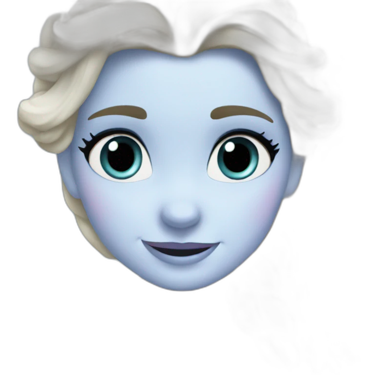 Elsa frozen emoji