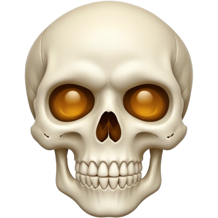 skull shushing emoji