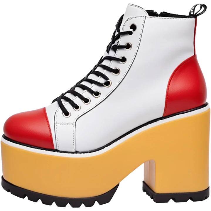 Calzado Qozmo White  marca YRU emoji