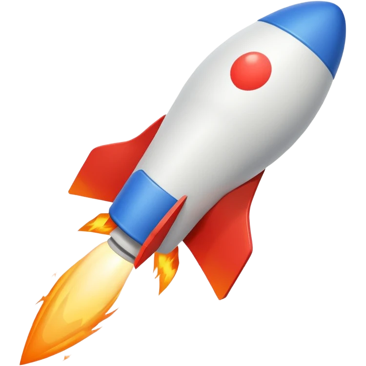 ping pong rocket emoji