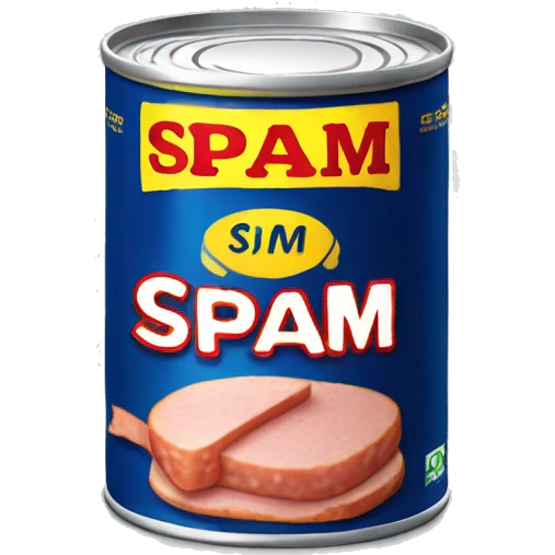 Can of spam emoji