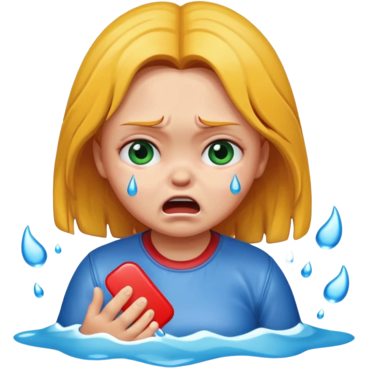 Girl name chucky crying and flooding the place emoji