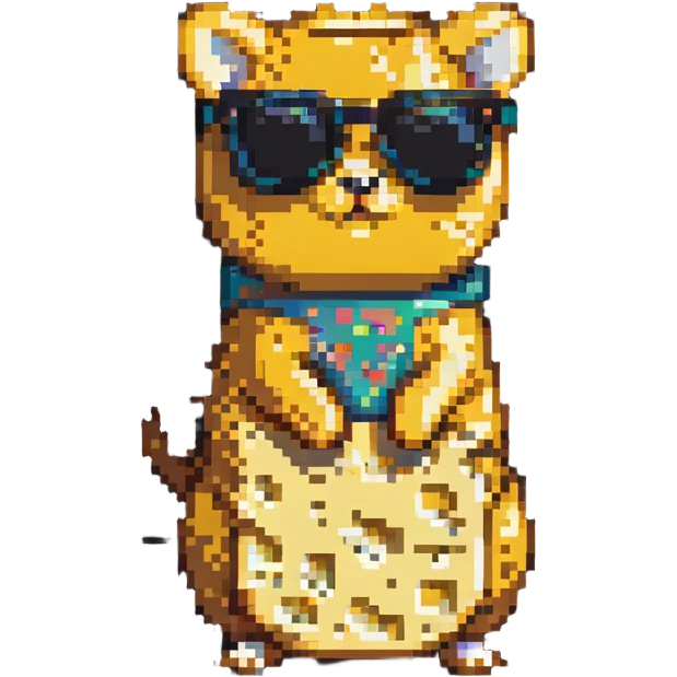 cheese wearing sunglasses emoji