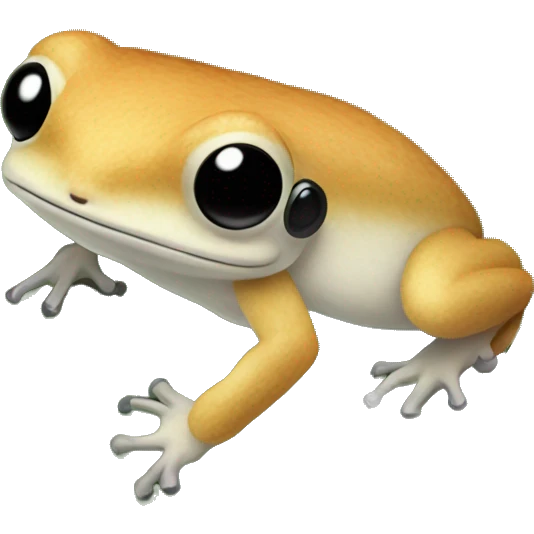 common coquí on a leaf emoji