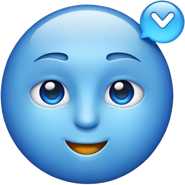 Blou verification emoji emoji