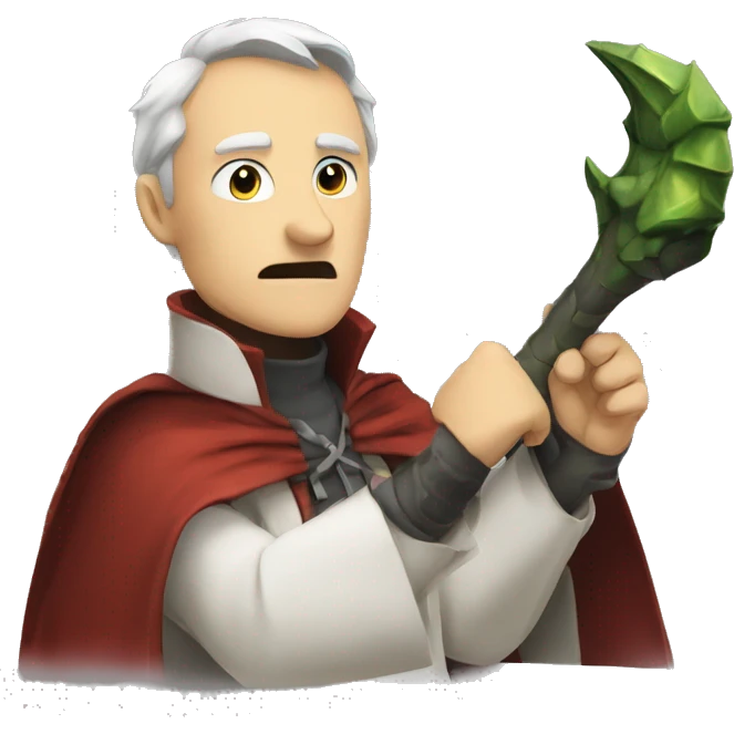 Dr fatalis qui lève la main en signe de protestation  emoji