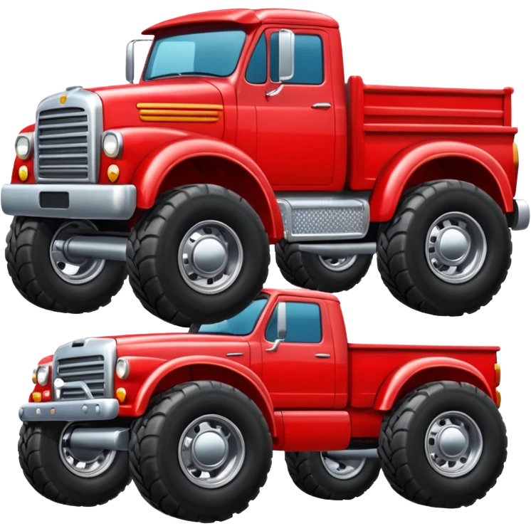 red truck emoji