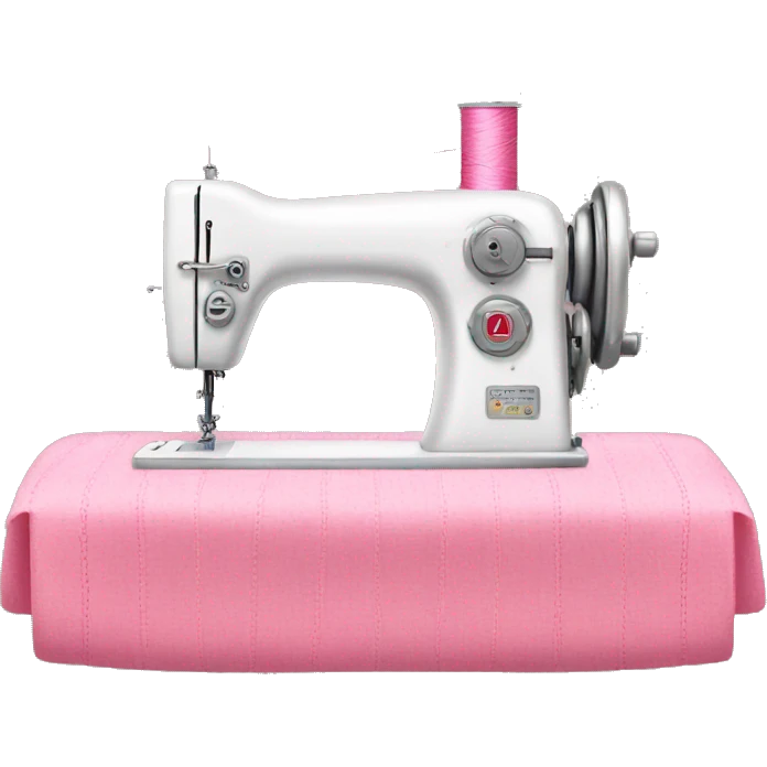 Pink Sewing machine  emoji