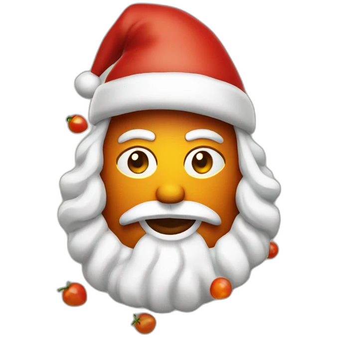 spicy food santa emoji