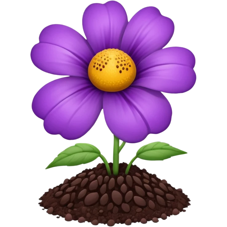 I wish there was soil instead of a flower pot. emoji