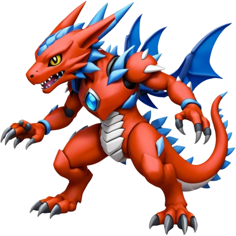 Veemon-Guilmon-Wargreymon-Protogen-Pokémon-Digimon-Fakémon-fusion-hybrid-creature emoji
