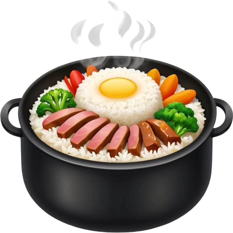 Create an emoji for Korean ishiyaki bibinba   emoji