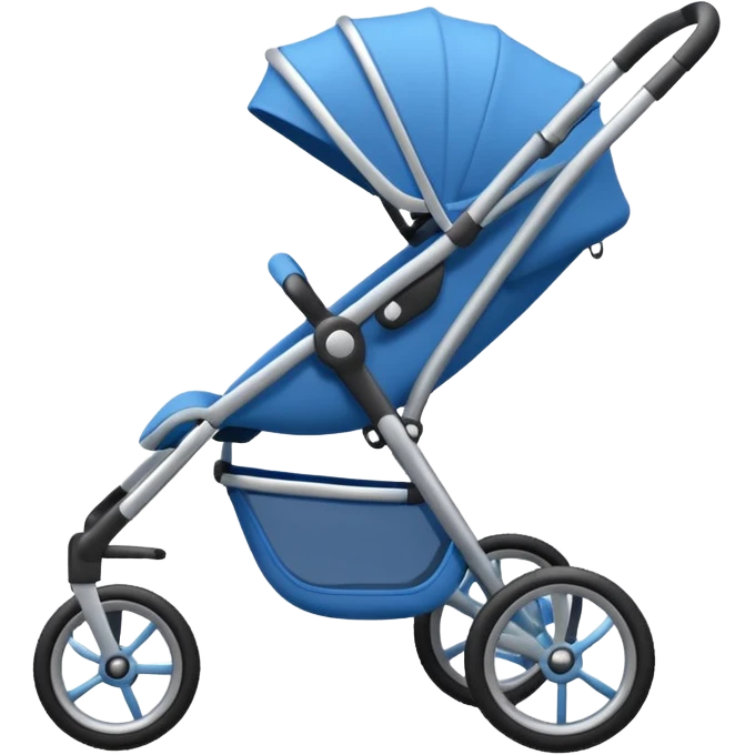 blue stroller emoji