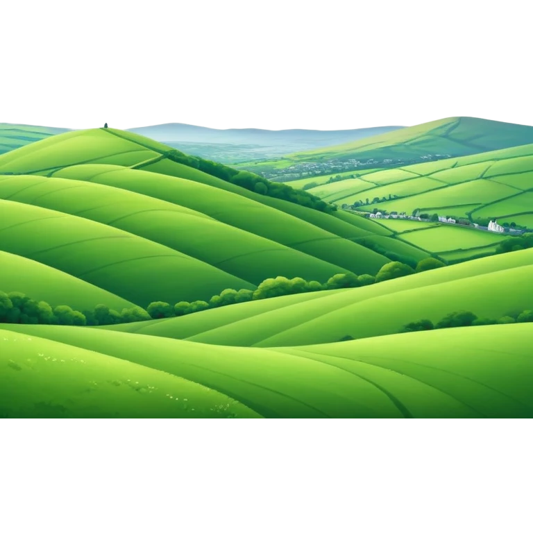 Cinematic realistic landscape of Ireland emoji