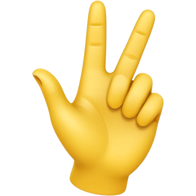 A 3D Apple-style yellow hand emoji, posed gracefully as if dancing, index finger extended and drawing a circular motion in the air, elegant curved motion lines around the finger showing the round movement, playful and dynamic gesture, smooth glossy surface, clean minimal background emoji