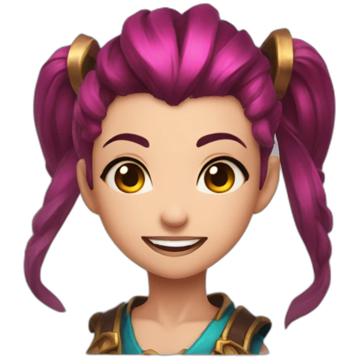 Jinx league of legend emoji