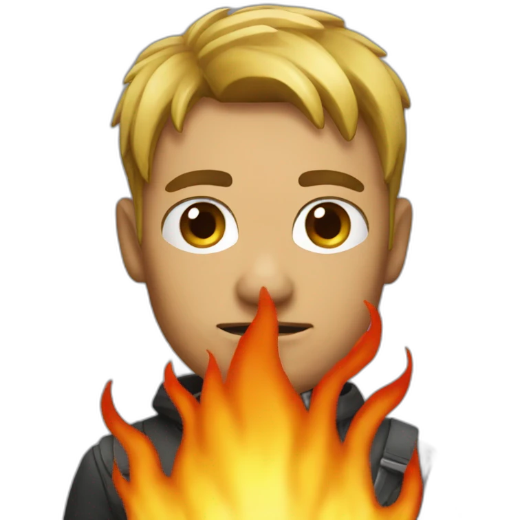 fire trash emoji