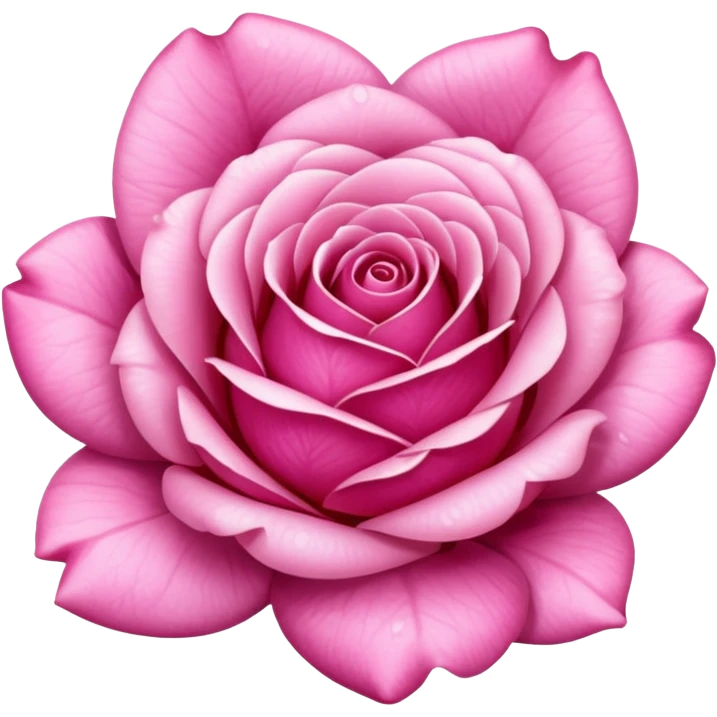 Glitter Pink Rose emoji