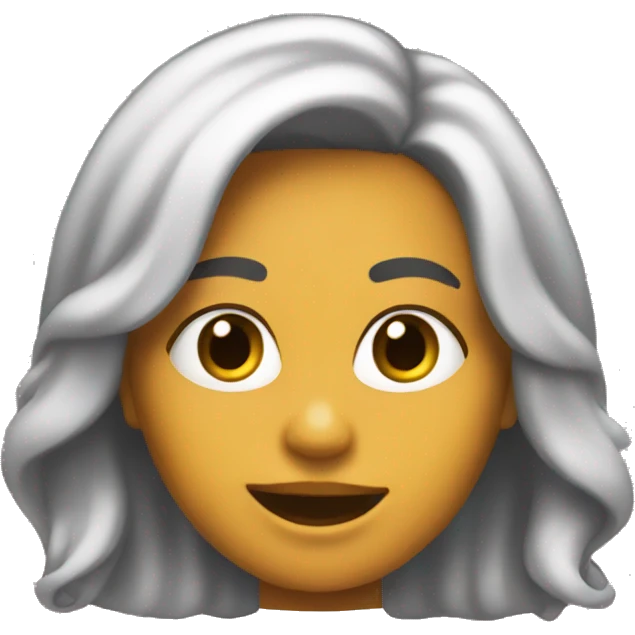 chica ondulada emoji