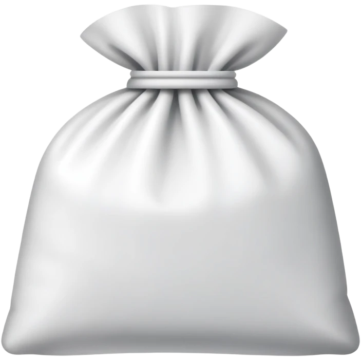 Bag of white powder emoji