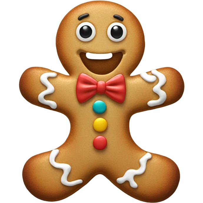 Gingerbread man  emoji