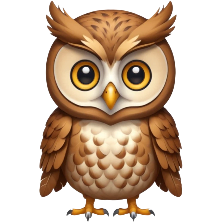 owl full body emoji