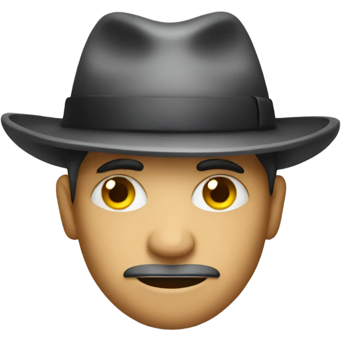 Robber with a hat emoji