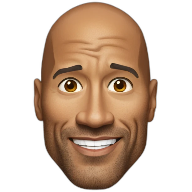 Dwayne Johnson sursil emoji