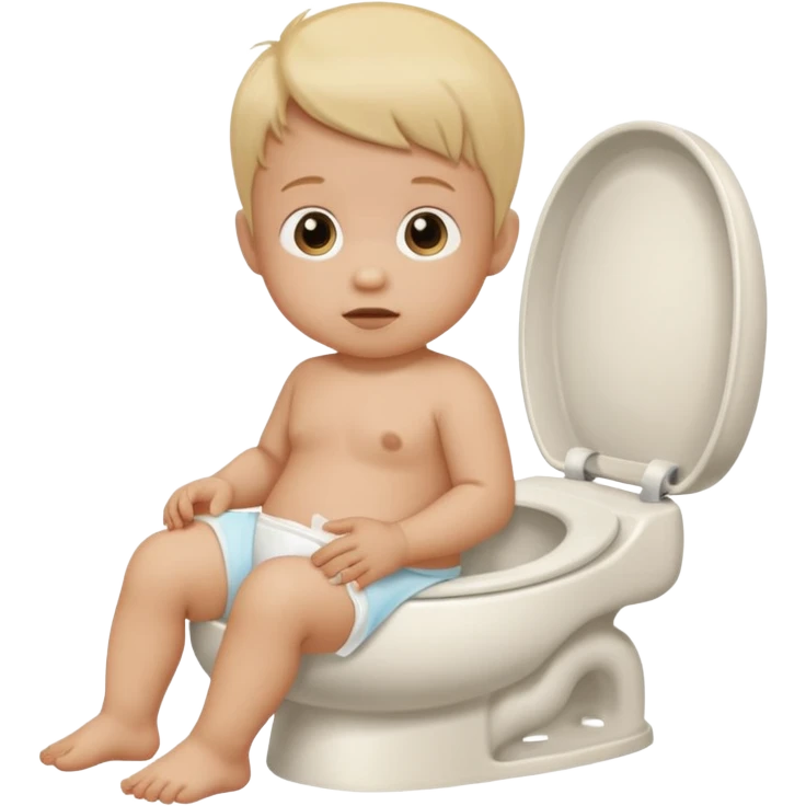 Toddler Strains İn The Potty emoji