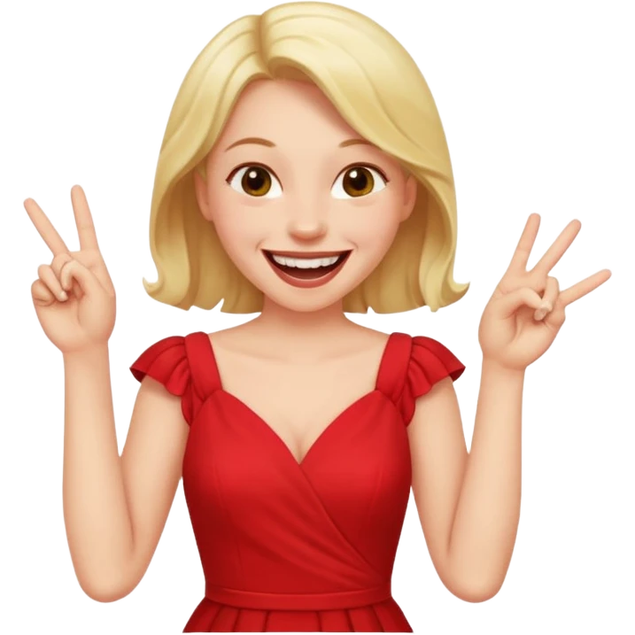 A woman laughing at you pinching her fingers small emoji