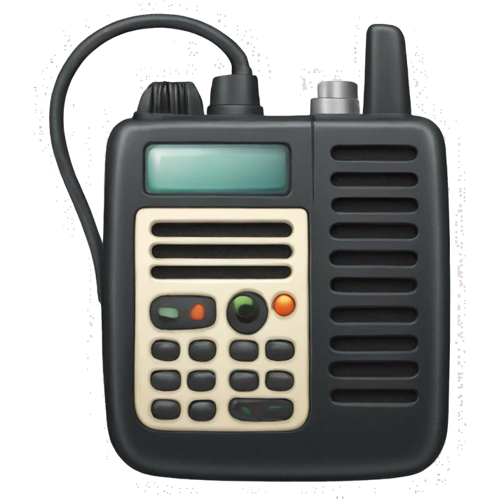 old school walkie talkie emoji