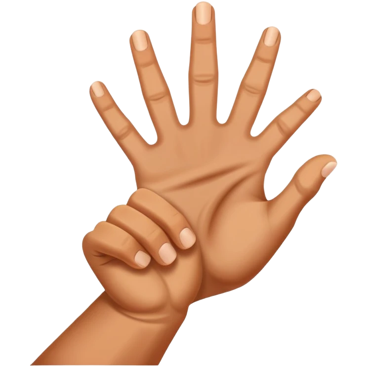 Hands pushing  emoji