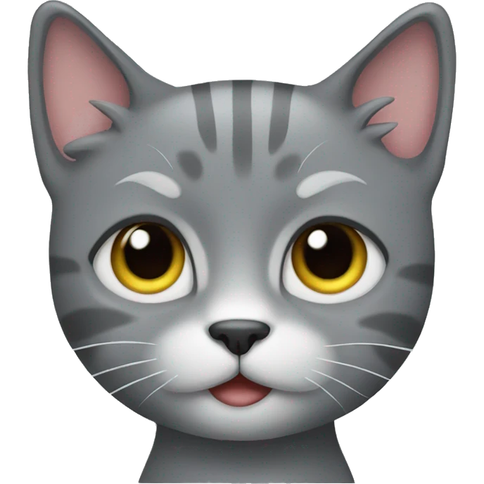 grey cat emoji