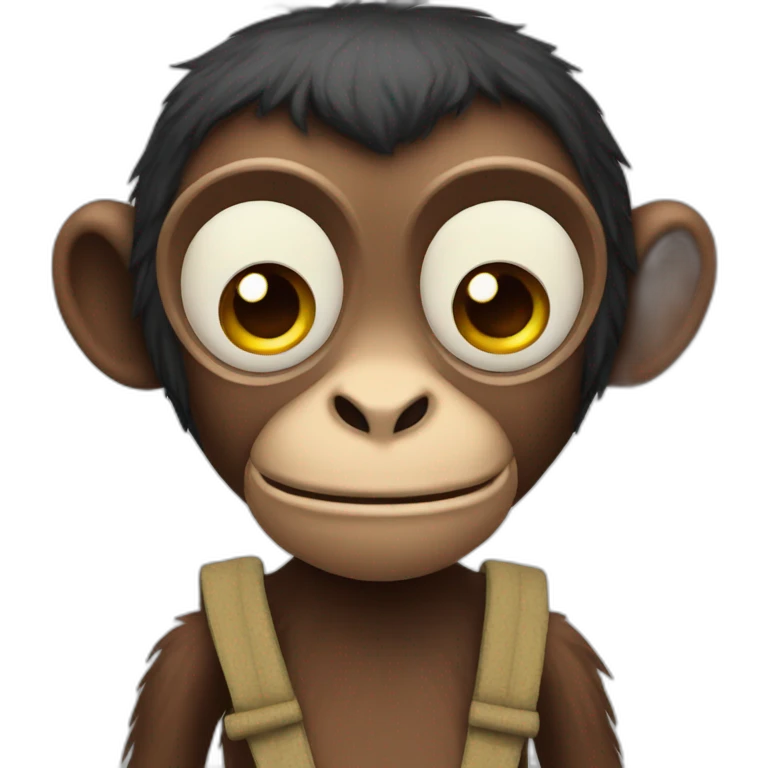 Awkward Look Monkey Puppet emoji