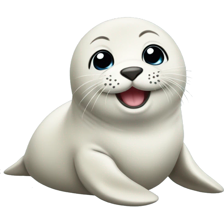 Cute baby seal emoji