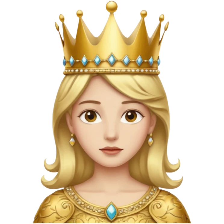 Etrafında dönen bir tac emoji