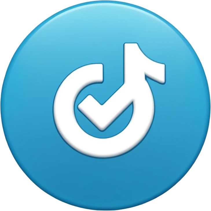 Mavi tik tiktok emoji