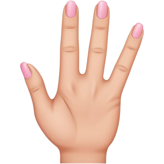 Stick only the pinky finger up emoji