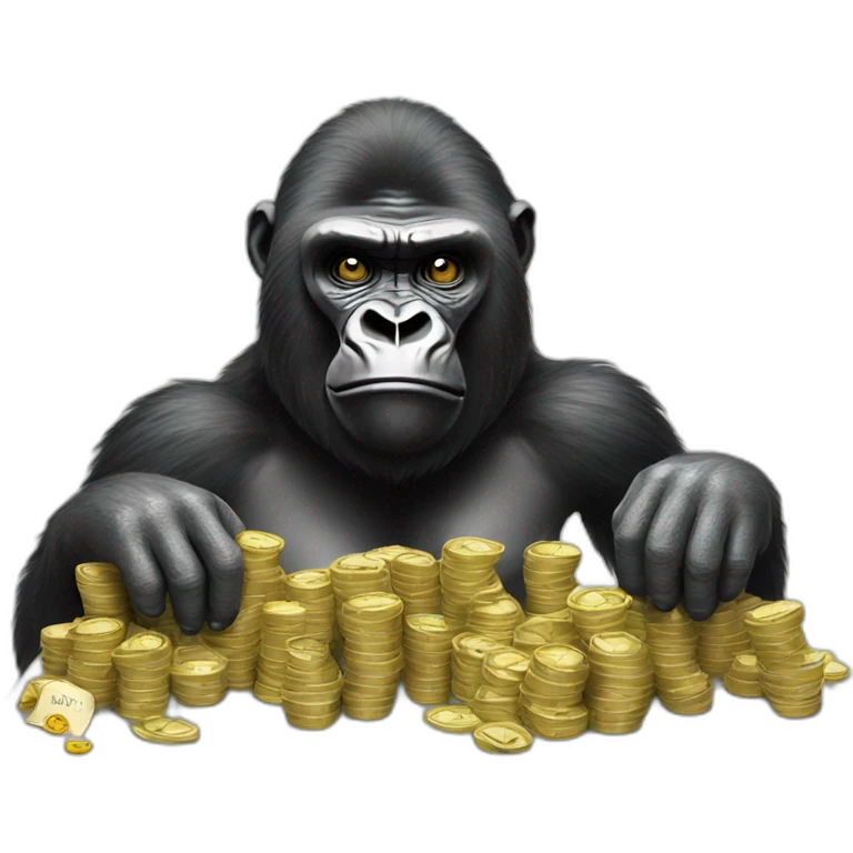 gorilla robs a bank emoji