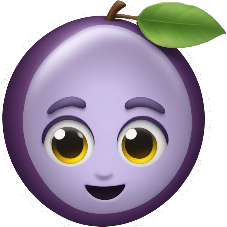 Plum emoji