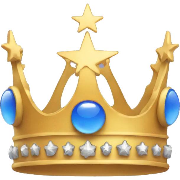 crown with star emoji