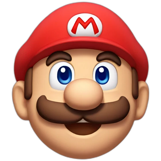 mario with heart eyes emoji