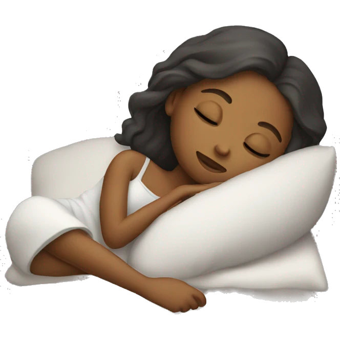 Girl sleeping  emoji