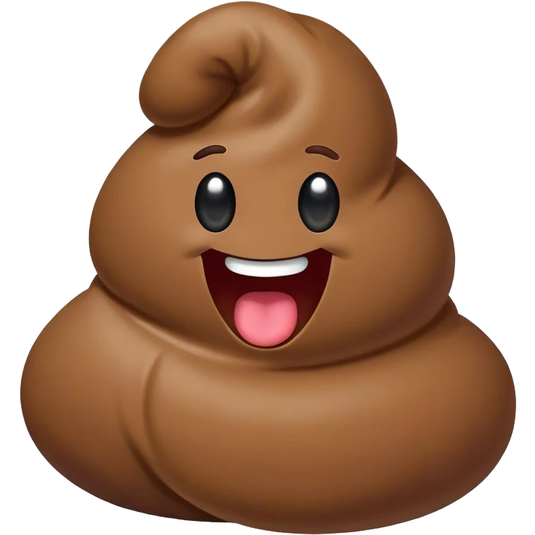 Poop dancing emoji