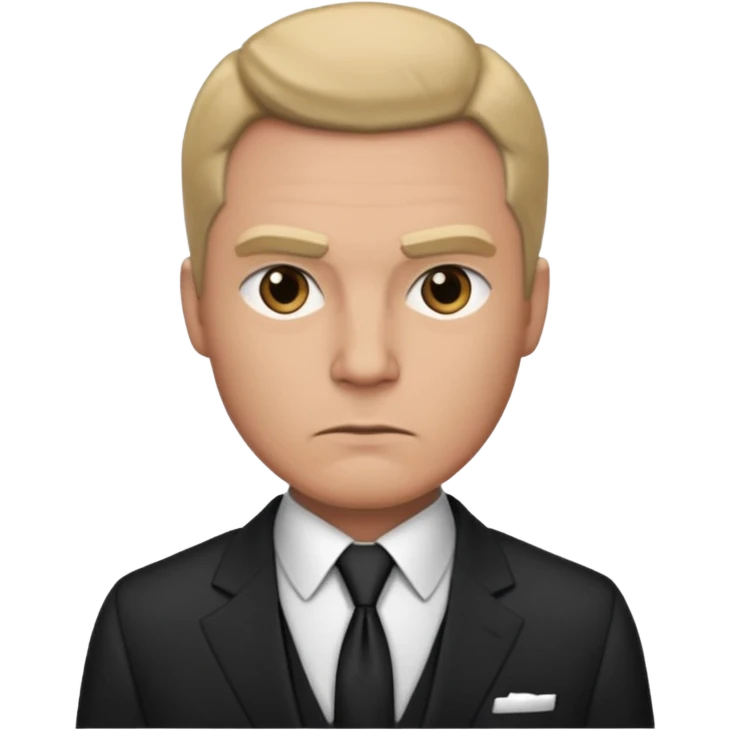 men in suit like mobsters emoji