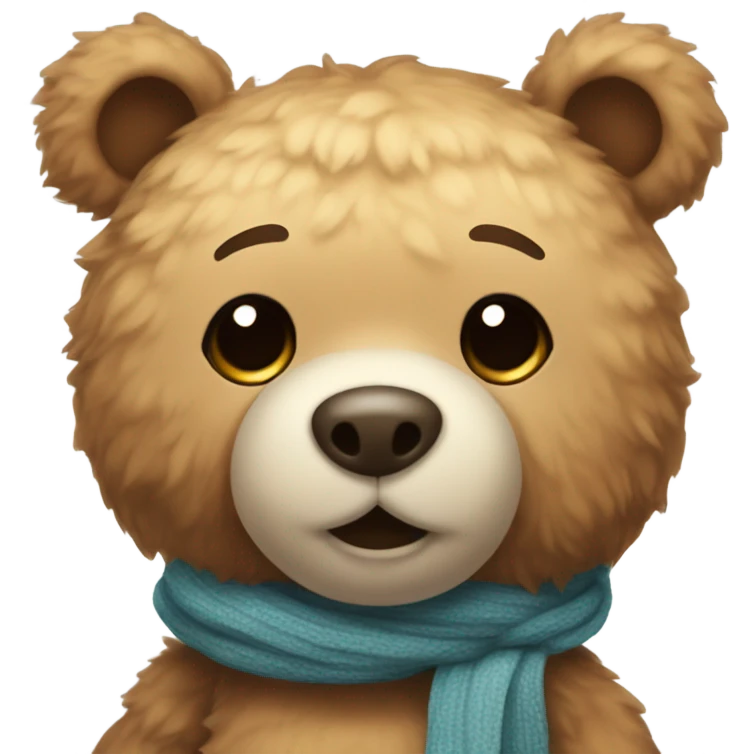 Teddy bear toy emoji
